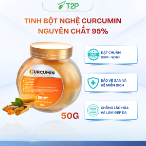 Tinh nghệ Curcumin nguyên chất 95% Baniphar hộp 50gr