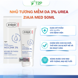 Nhũ Tương Mềm Da 3% Urê Ziaja Med 50ml Giúp Dưỡng Ẩm, Giảm Khô, Thô Ráp, Nứt Nẻ, Mẩn Đỏ Da