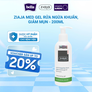 Ziaja Med Anti-imperfections Dermatological Formula Cleansing Gel 200ml - Ziaja Med Gel rửa ngừa khuẩn giảm mụn