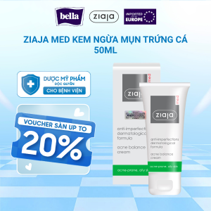 Ziaja Med Anti-imperfections Dermatological Formula Acne Balance Cream 50ml - Ziaja Med Kem ngừa mụn trứng cá