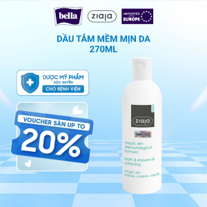 Ziaja Med Atopic Skin Dermatological Formula Bath & Shower Oil Softening 270ml - Dầu tắm Mềm mịn da