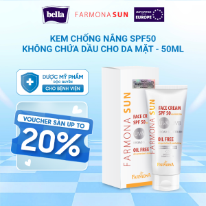 Farmona Sun Face Cream SPF50 Oil Free 50ml - Kem chống nắng SPF50 không chứa dầu cho da mặt
