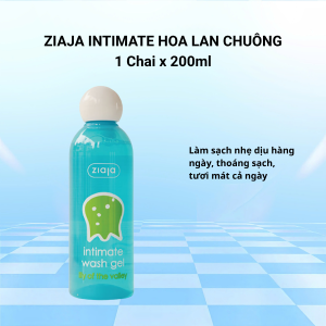 Ziaja Intimate Wash Gel Lily of the Valley 200ml (Gel vệ sinh Intimate Hoa Lan Chuông)