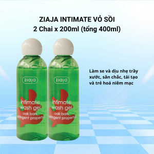 Ziaja Intimate Wash Gel Marigold Moisturising 200ml (Gel vệ sinh Intimate Cúc Vạn Thọ)