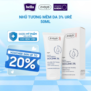 Ziaja Med Mocznik 3% 50ml - Nhũ tương Mềm da 3% Urê